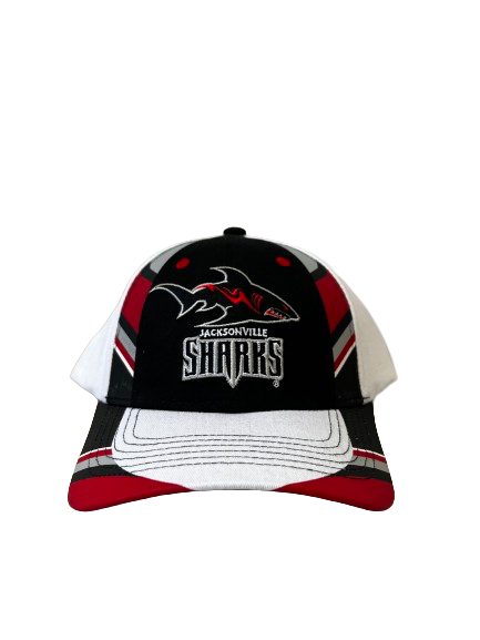 Red & Black Sharks Hat
